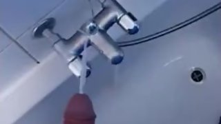 how I flooded his bathroom