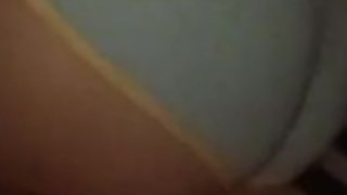 Latina with big ass makes homemade twerk