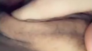 Barely legal teen masterbating in bed. Had to be quiet someone was in here