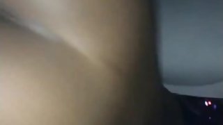 Riding dick in the backseat