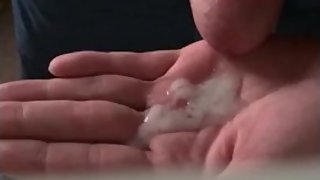 Cumming hard in hand