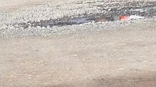 Hot black teen in tight jeans twerking and showing off perfect booty