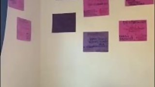 Teen plays with her pussy