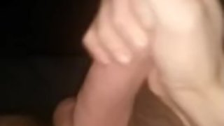 Teen plays with his cock Alone