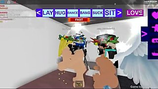fucking with two roblox girls at the same time