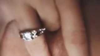 Teen slut masturbates