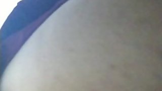 Crazy girl showing her FAT CLIT in Public place!