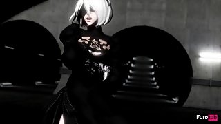 [MMD] [2B] FRI SAT SUN - Simple Strip Version (My First MMD Video)