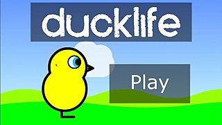 sexy girl plays duck life all by herself w slightly depressing music