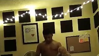 Hot teen fucks father and stepson