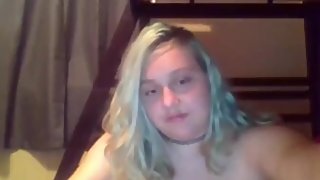 Chubby blonde play omegle points game - read bio