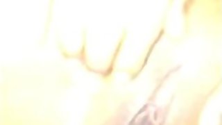 Creaming on cock with creampie