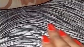 Teen playing with pussy